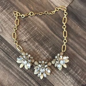 J. Crew Gemstone Statement Necklace